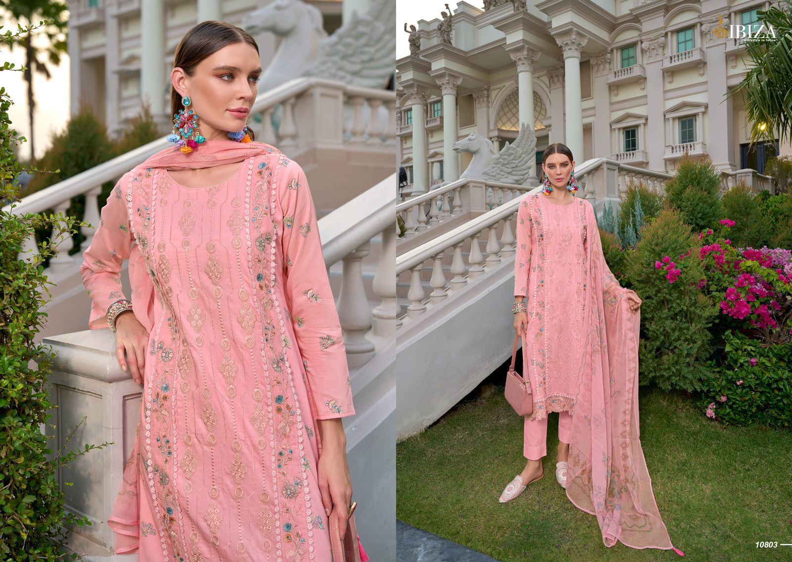 Lavesta By Ibiza Lawn Cotton Digital Printed Salwar Kameez Wholesale Clothing Suppliers In India
